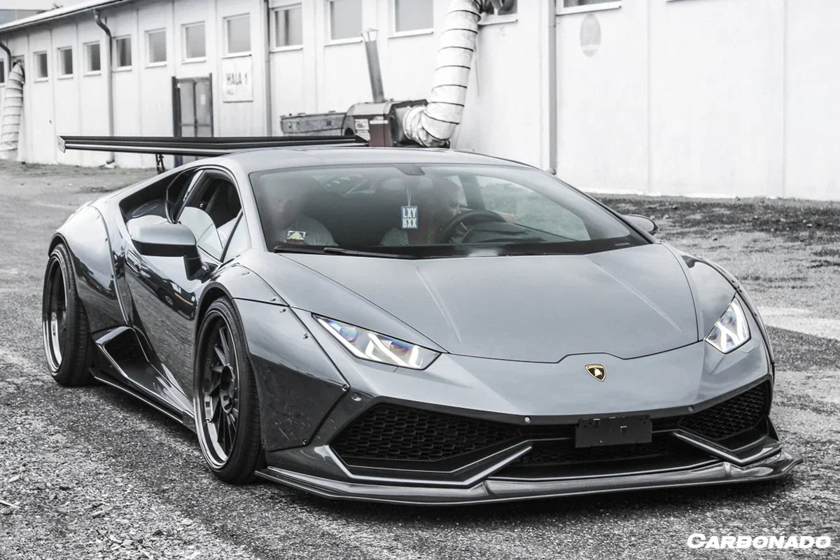 2015-2020 Lamborghini Huracan LP610/LP580 DE Style Wide Fender Flares - [The Exotic Hub]