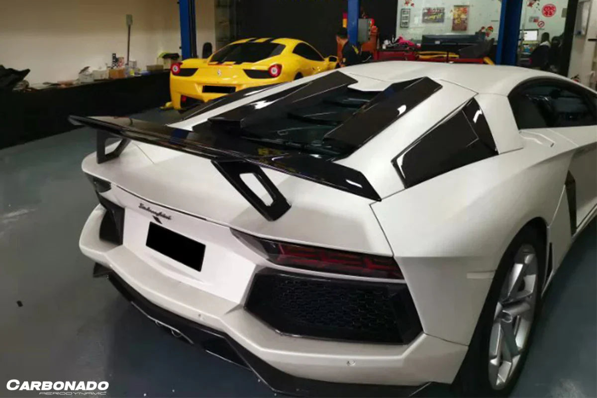 2011-2021 Lamborghini Aventador LP700 LP740 Coupe/Roadster VTC Style Trunk Spoiler - [The Exotic Hub]