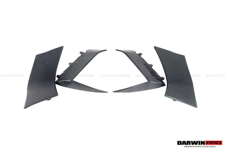 2011-2016 Lamborghini Aventador LP700 Coupe BKSS Style Carbon Fiber Quarter Panel Fender Vents - [The Exotic Hub]