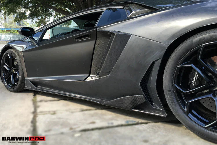 2011-2021 Lamborghini Aventador LP700 LP740 Coupe/Roadster Carbon Fiber Side Skirts - [The Exotic Hub]