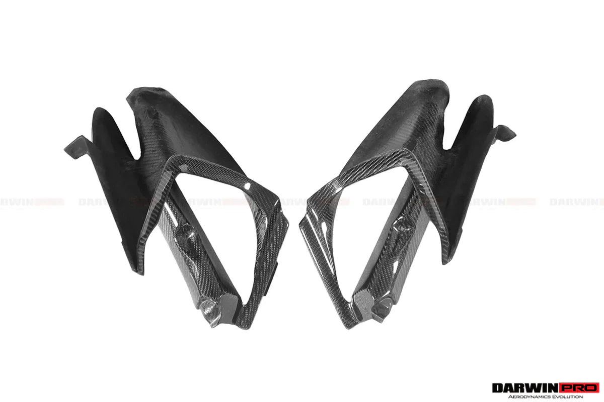 2017-2020 McLaren 720s Dry Carbon Fiber Headlight Inserts Tim Replacement - [The Exotic Hub]