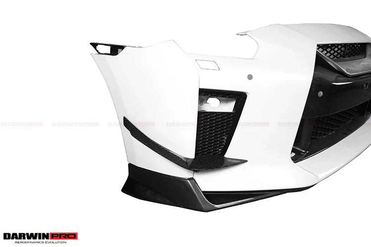 2017-2022 Nissan GTR R35 EBA BKSS Style Carbon Fiber Front Canards - [The Exotic Hub]