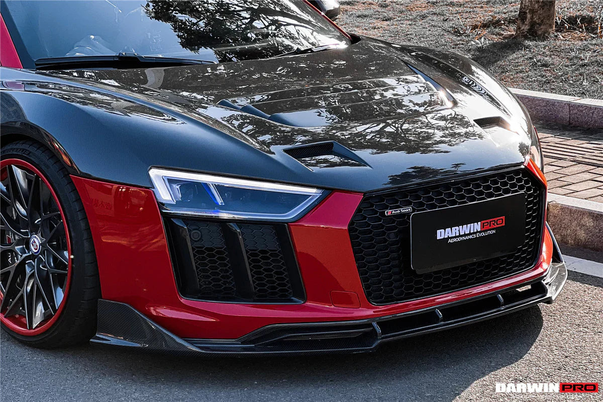 2016-2018 Audi R8 Coupe/Spyder iMP Performance Carbon Fiber Front Lip - [The Exotic Hub]