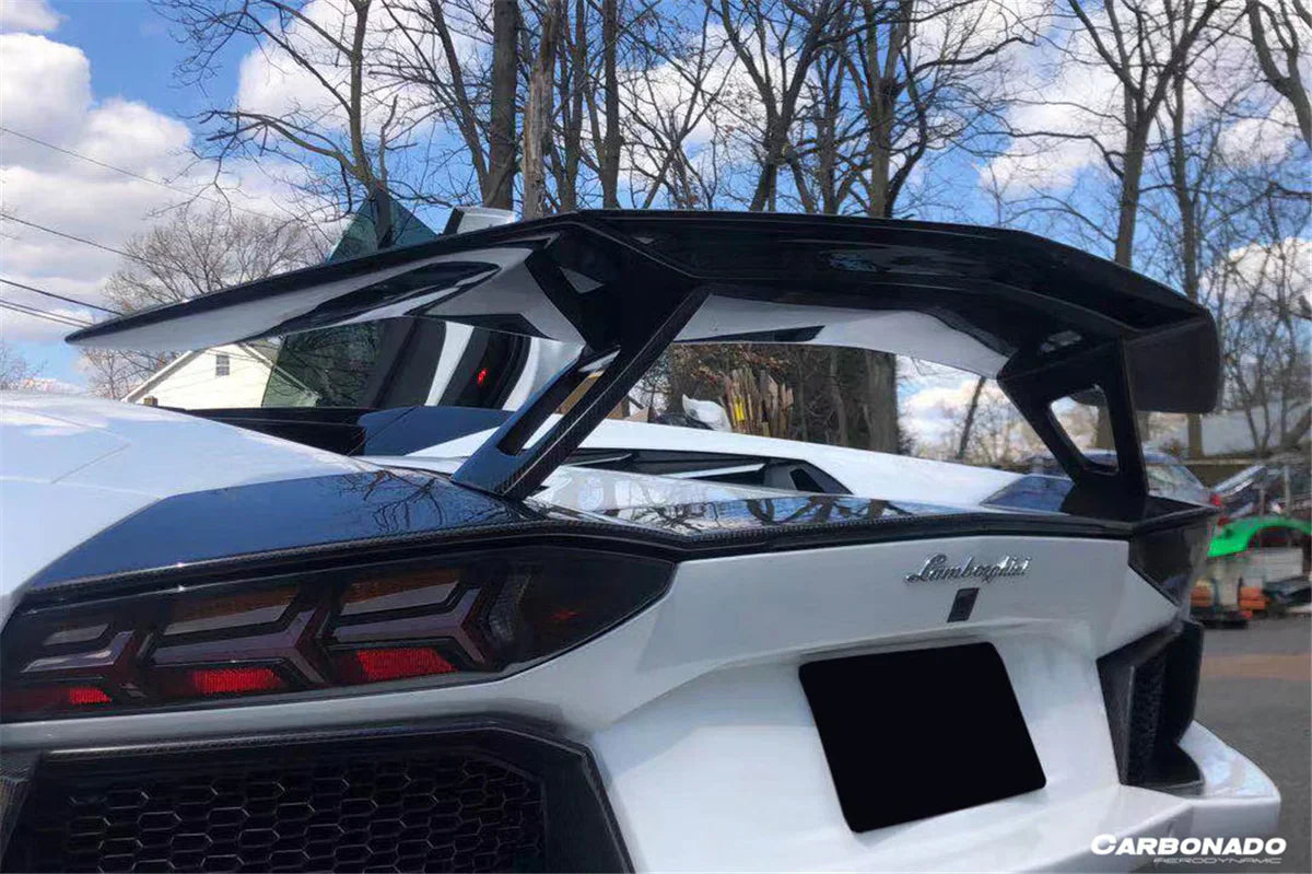 2011-2021 Lamborghini Aventador LP700 LP740 Coupe/Roadster VTC Style Trunk Spoiler - [The Exotic Hub]