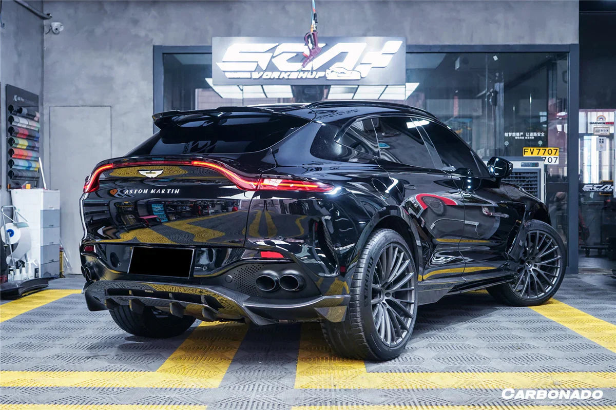 2021-2024 Aston Martin DBX 707 Style Dry Carbon Fiber Roof Spoiler - [The Exotic Hub]