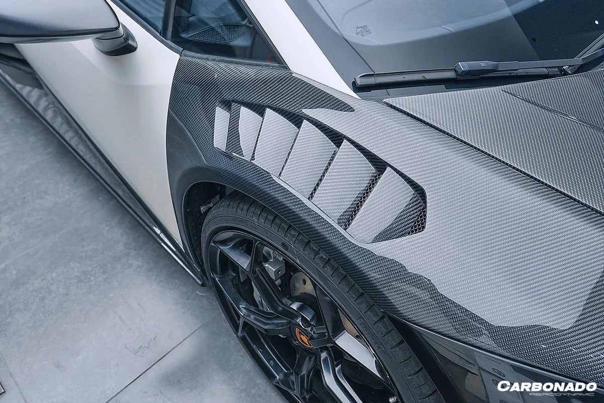 2015-2021 Lamborghini Huracan LP610 & LP580 & EVO VRS Style Front Fender - [The Exotic Hub]