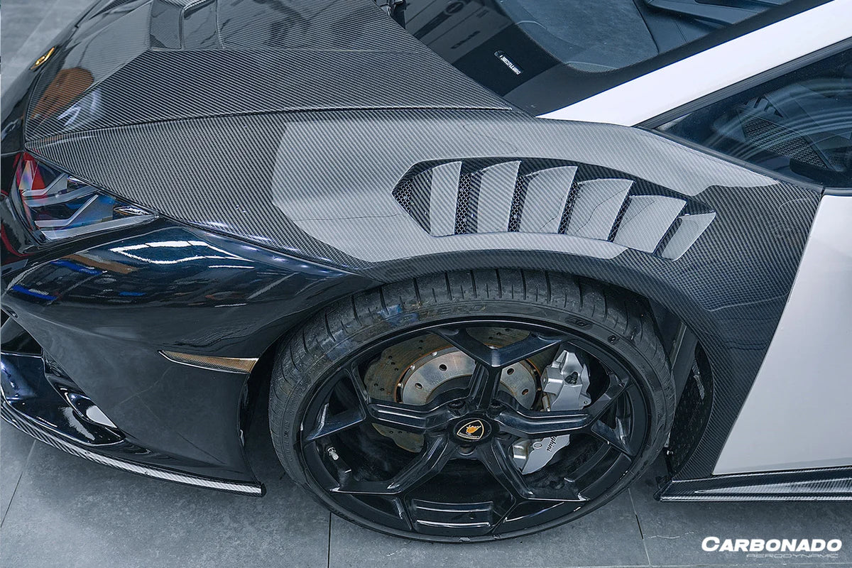 2015-2021 Lamborghini Huracan LP610 & LP580 & EVO VRS Style Front Fender - [The Exotic Hub]