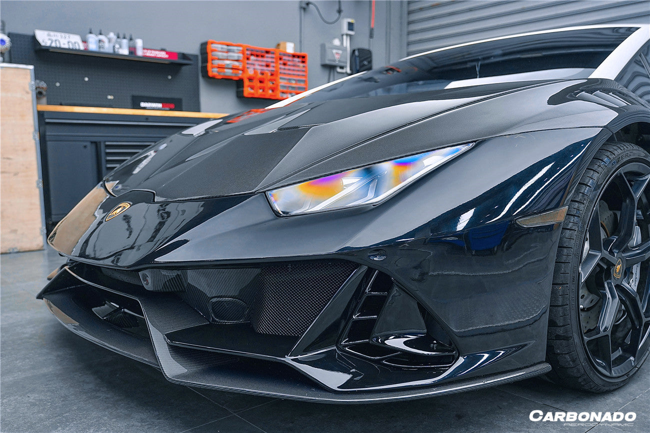 2015-2025 Lamborghini Huracan LP610 & LP580 & EVO & Tecnica VRS Style Carbon Fiber Hood