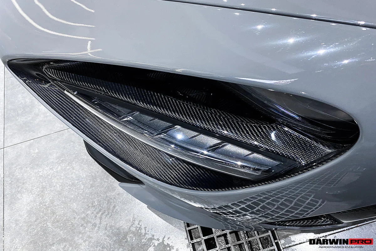 2017-2020 McLaren 720s Dry Carbon Fiber Headlight Inserts Tim Replacement - [The Exotic Hub]