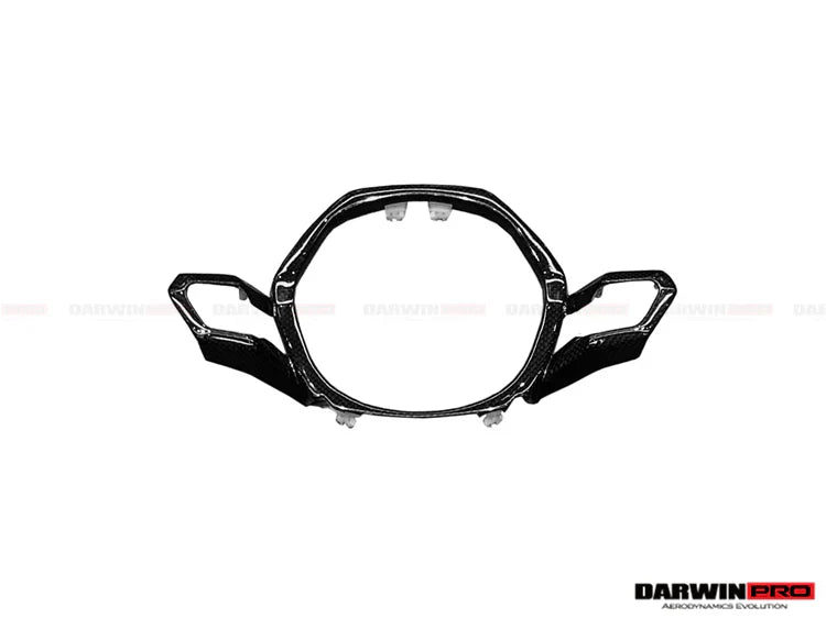 2015-2022 Lamborghini Huracan LP610 & LP580 Autoclave Carbon Fiber Center Steering Wheel Trim - [The Exotic Hub]