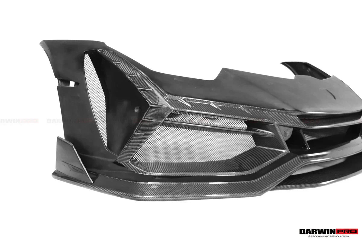 2015-2022 Lamborghini Huracan LP610 & LP580 & EVO BKSSII Style Front Bumper - [The Exotic Hub]