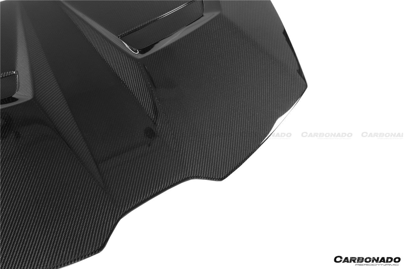 2015-2025 Lamborghini Huracan LP610 & LP580 & EVO & Tecnica VRS Style Carbon Fiber Hood