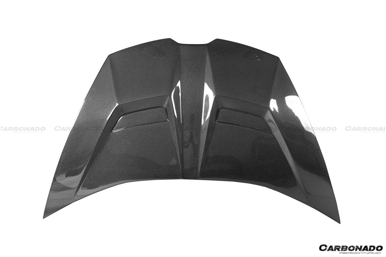 2015-2025 Lamborghini Huracan LP610 & LP580 & EVO & Tecnica VRS Style Carbon Fiber Hood