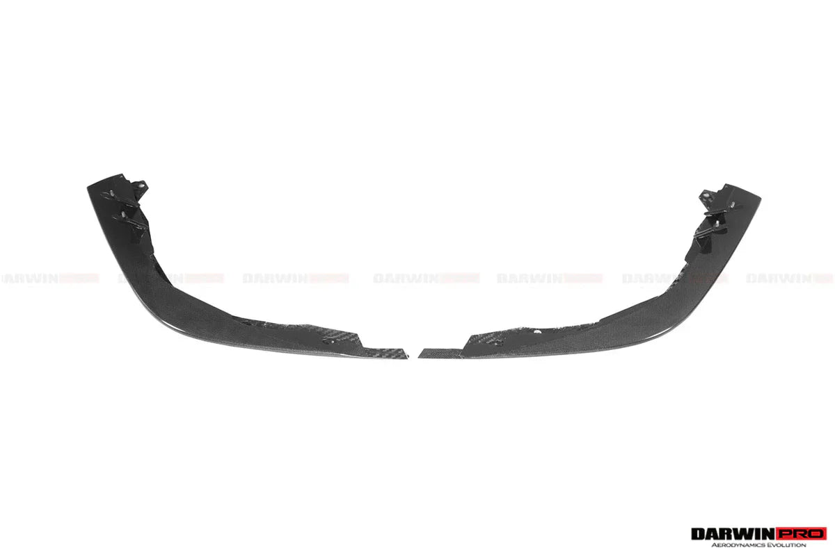 2019-UP Ferrari F8 OE Style Autoclave Carbon Fiber Front Bumper Side Splitter - [The Exotic Hub]