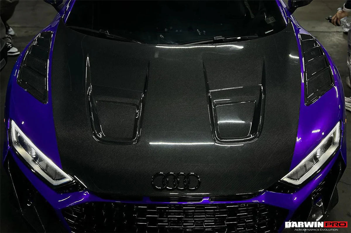 2016-2023 Audi R8 Coupe/Spyder IMPII Carbon Fiber Hood - [The Exotic Hub]