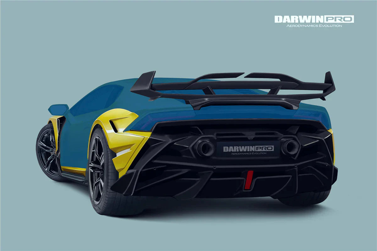 2015-2022 Lamborghini Huracan LP610 & LP580 & EVO Coupe Only BKSSII Style Rear Wide Fender Flare - [The Exotic Hub]