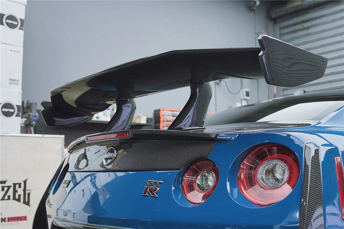 2008-2024 Nissan GTR R35 CBA & DBA & EBA 2024-Nismo Style Carbon Fiber trunk Spoiler Wing - [The Exotic Hub]