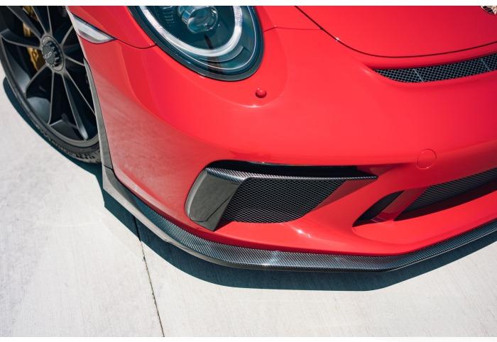 TechArt Carbon Fiber Front Spoiler Air Blade for 991.2 GT3 & GT3RS - [The Exotic Hub]