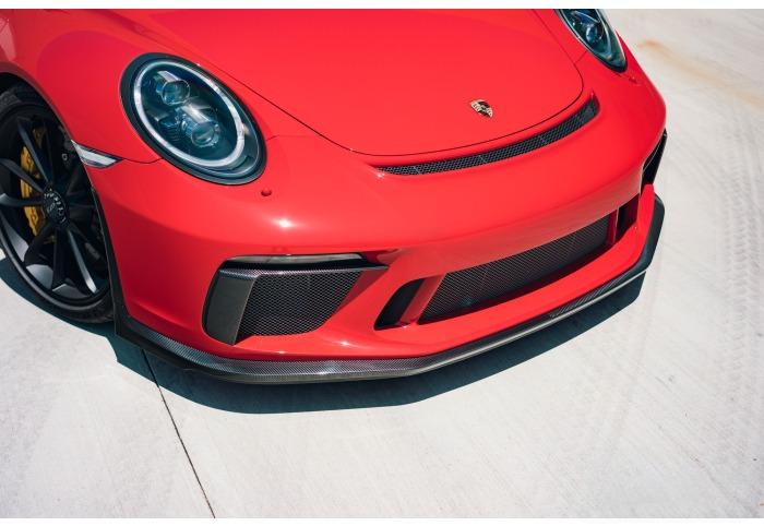 TechArt Carbon Fiber Front Spoiler Air Blade for 991.2 GT3 & GT3RS - [The Exotic Hub]