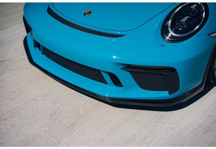 TechArt Carbon Fiber Front Spoiler Air Blade for 991.2 GT3 & GT3RS - [The Exotic Hub]