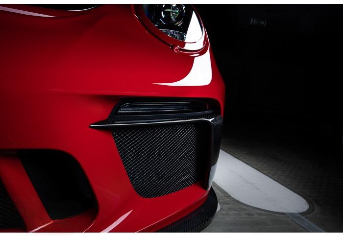 TechArt Carbon Fiber Front Spoiler Air Blade for 991.2 GT3 & GT3RS - [The Exotic Hub]