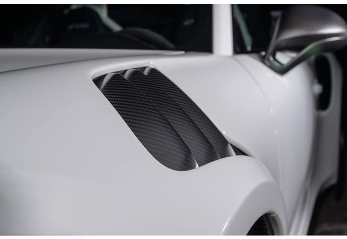 TechArt Front Fender Outlet Trims in Carbon - [The Exotic Hub]