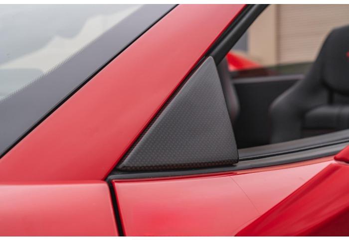 Novitec Carbon Window Triangle Covers for 488 Pista - [The Exotic Hub]