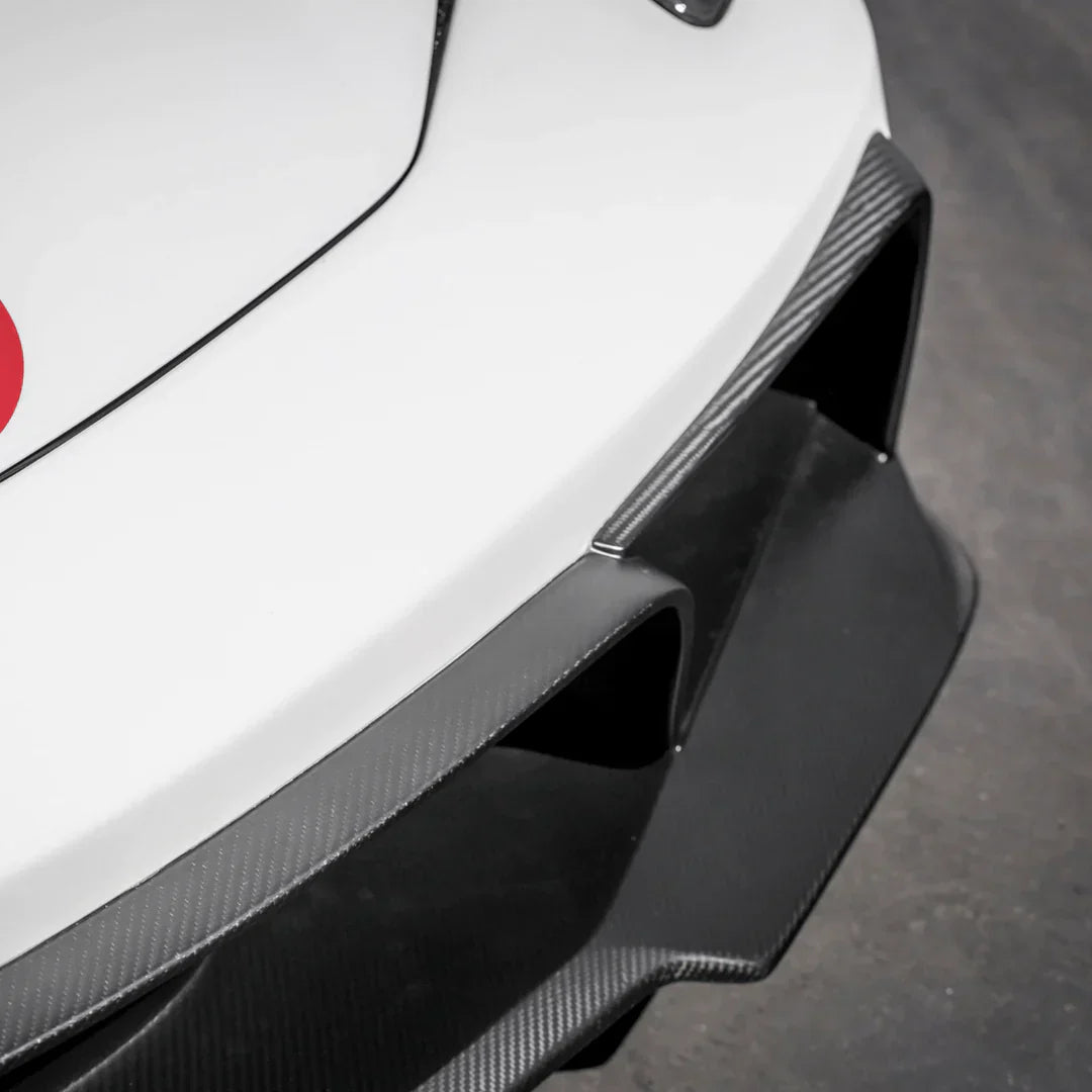 FERRARI 458 ITALIA VX CARBON FIBER FRONT BUMPER W/ FRONT SPOILER - [The Exotic Hub]