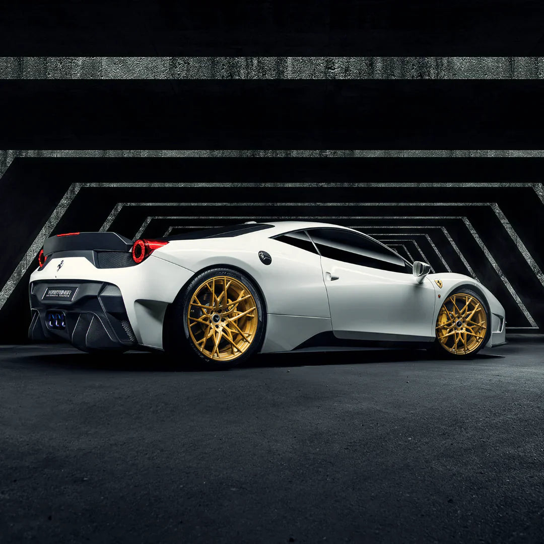 FERRARI 458 ITALIA VX AERO REAR BUMPER W/ REAR DIFFUSER (INCL. EXHAUST TIPS) - [The Exotic Hub]