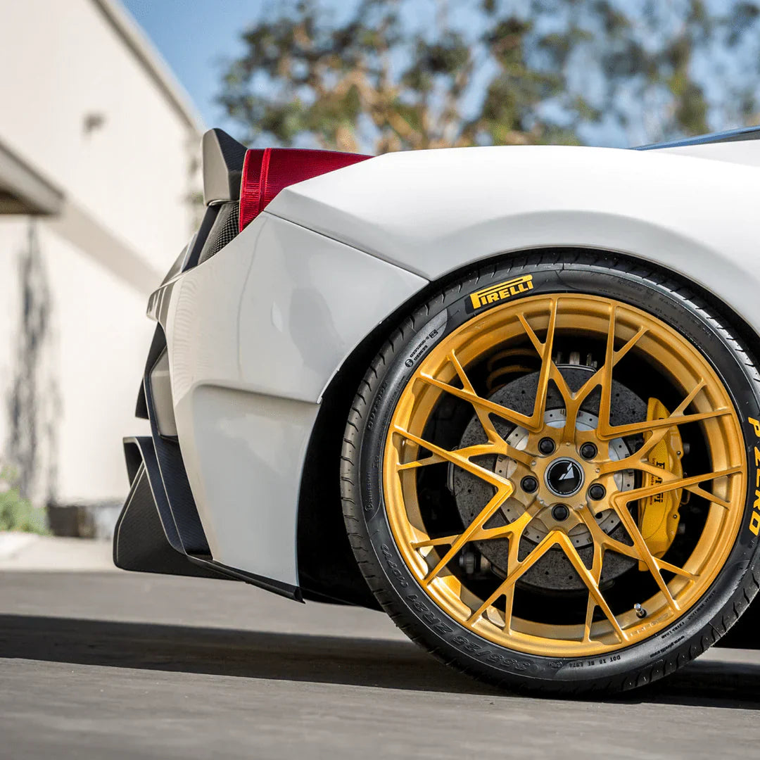FERRARI 458 ITALIA VX AERO REAR BUMPER W/ REAR DIFFUSER (INCL. EXHAUST TIPS) - [The Exotic Hub]