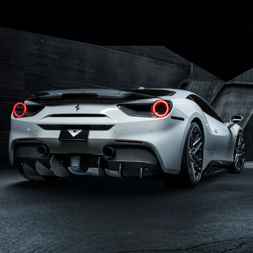 FERRARI 488 DIAVOLO CARBON FIBER DECKLID SPOILER - [The Exotic Hub]