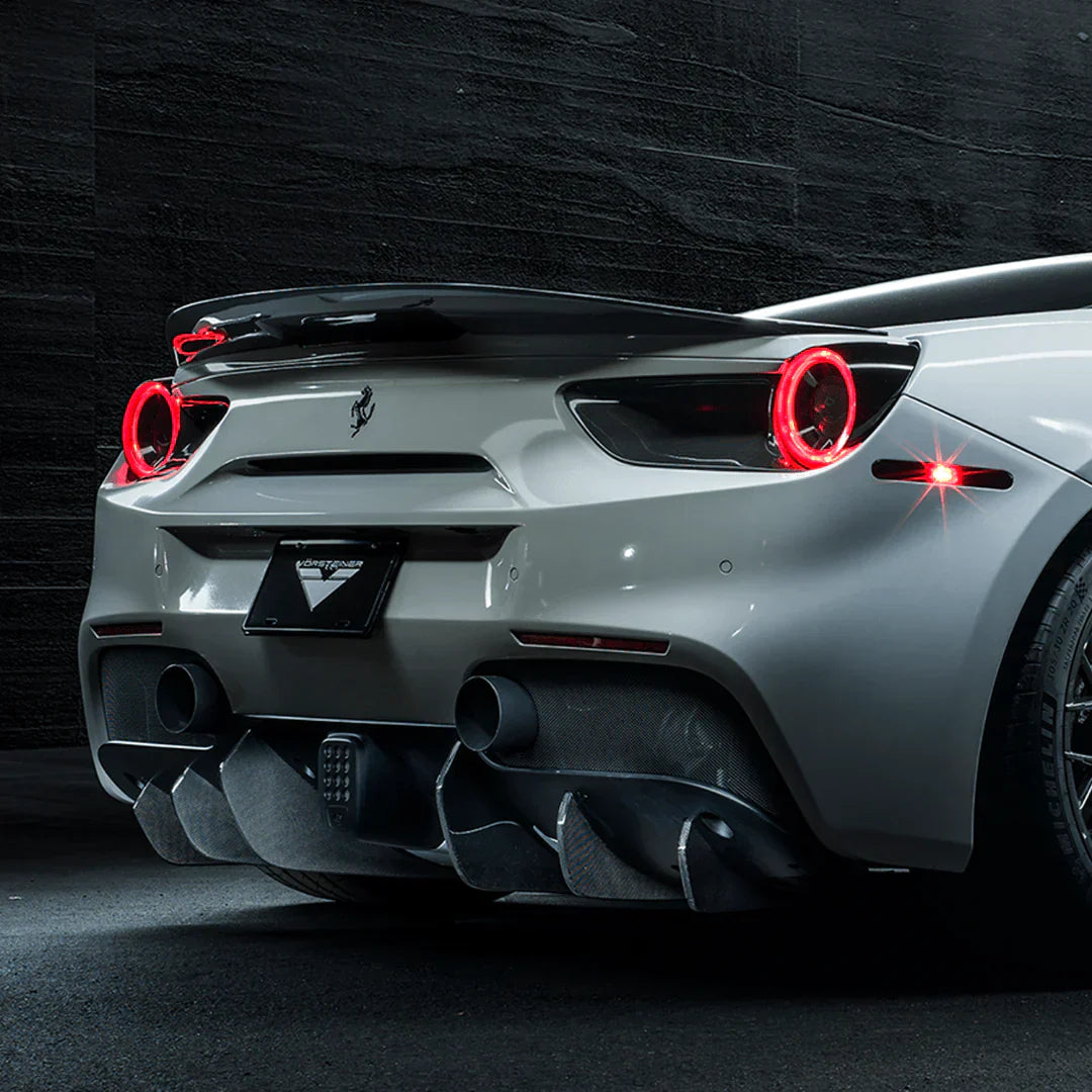 FERRARI 488 DIAVOLO CARBON FIBER DECKLID SPOILER - [The Exotic Hub]