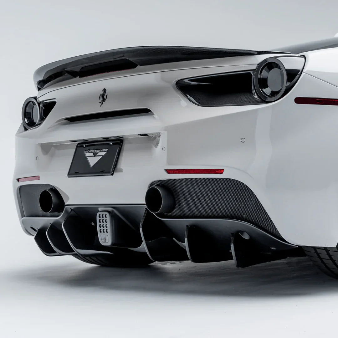 FERRARI 488 DIAVOLO CARBON FIBER REAR DIFFUSER FINS (SET OF 6) - [The Exotic Hub]