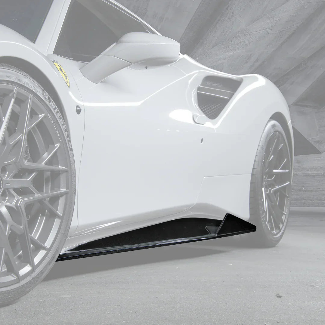 FERRARI 488 DIAVOLO CARBON FIBER SIDESKIRTS - [The Exotic Hub]