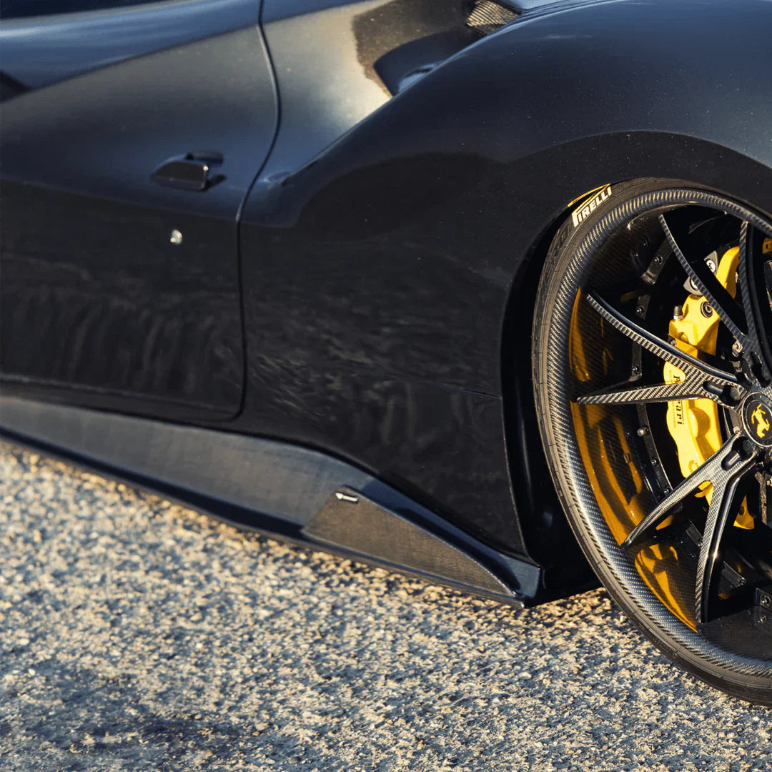 FERRARI 488 DIAVOLO CARBON FIBER SIDESKIRTS - [The Exotic Hub]