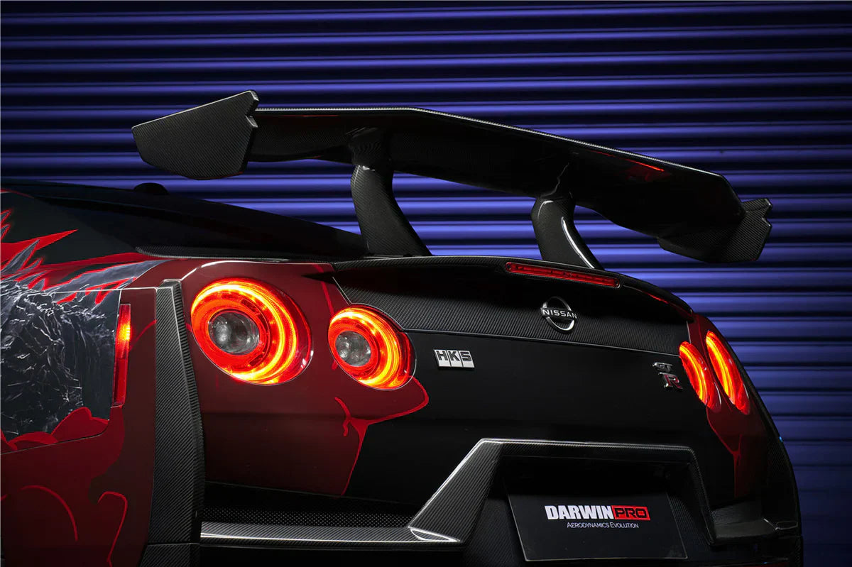 2008-2024 Nissan GTR R35 CBA & DBA & EBA 2024-Nismo Style Carbon Fiber trunk Spoiler Wing - [The Exotic Hub]