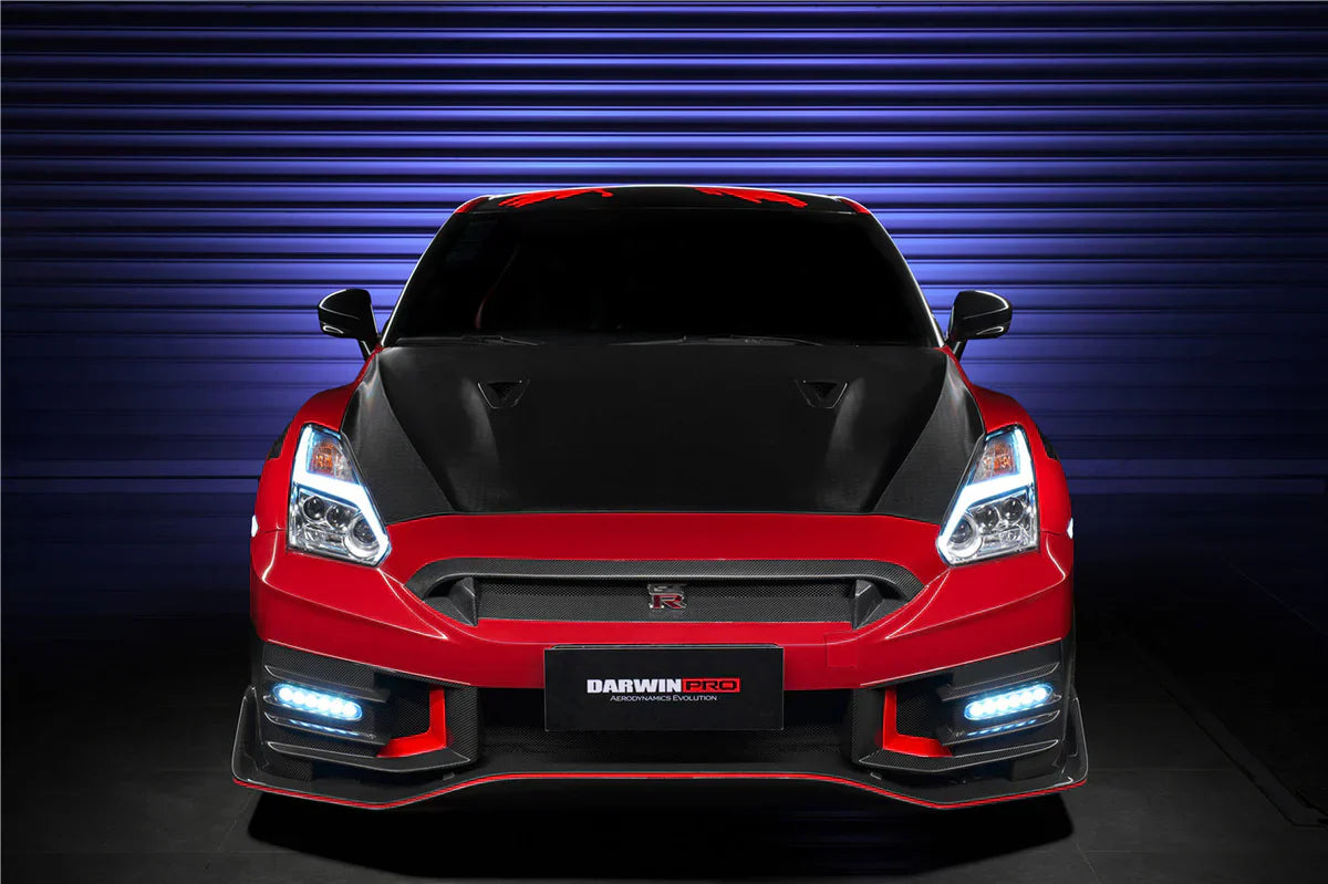 2008-2024 Nissan GTR R35 CBA & DBA & EBA 2024-Nismo Style Part Carbon Fiber Front Bumper - [The Exotic Hub]