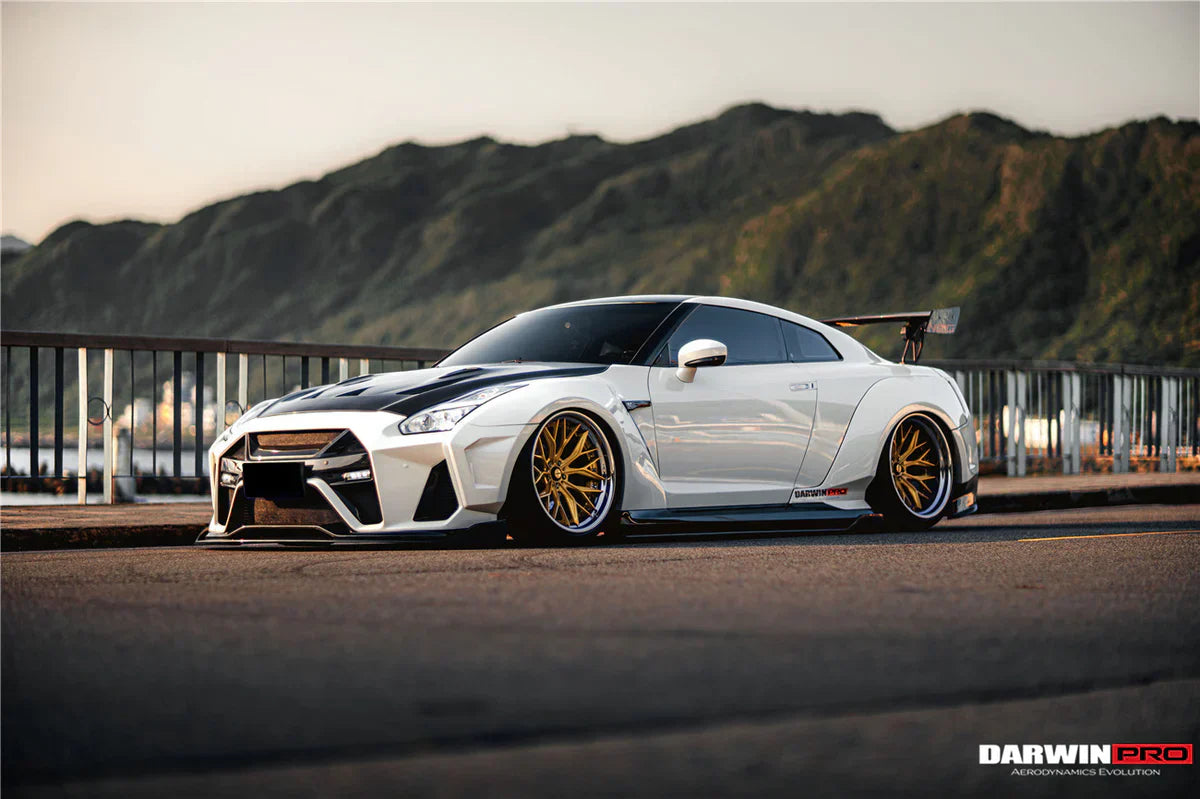 2008-2022 Nissan GTR R35 CBA/DBA/EBA BKSSII Style Partial Carbon Fiber Full Wide Body Kit - [The Exotic Hub]