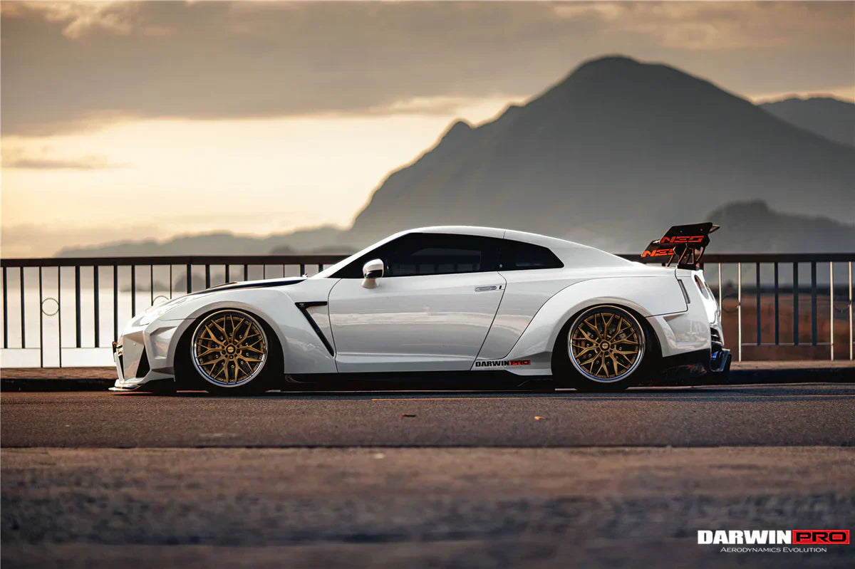 2008-2022 Nissan GTR R35 CBA/DBA/EBA BKSSII Style Partial Carbon Fiber Full Wide Body Kit - [The Exotic Hub]