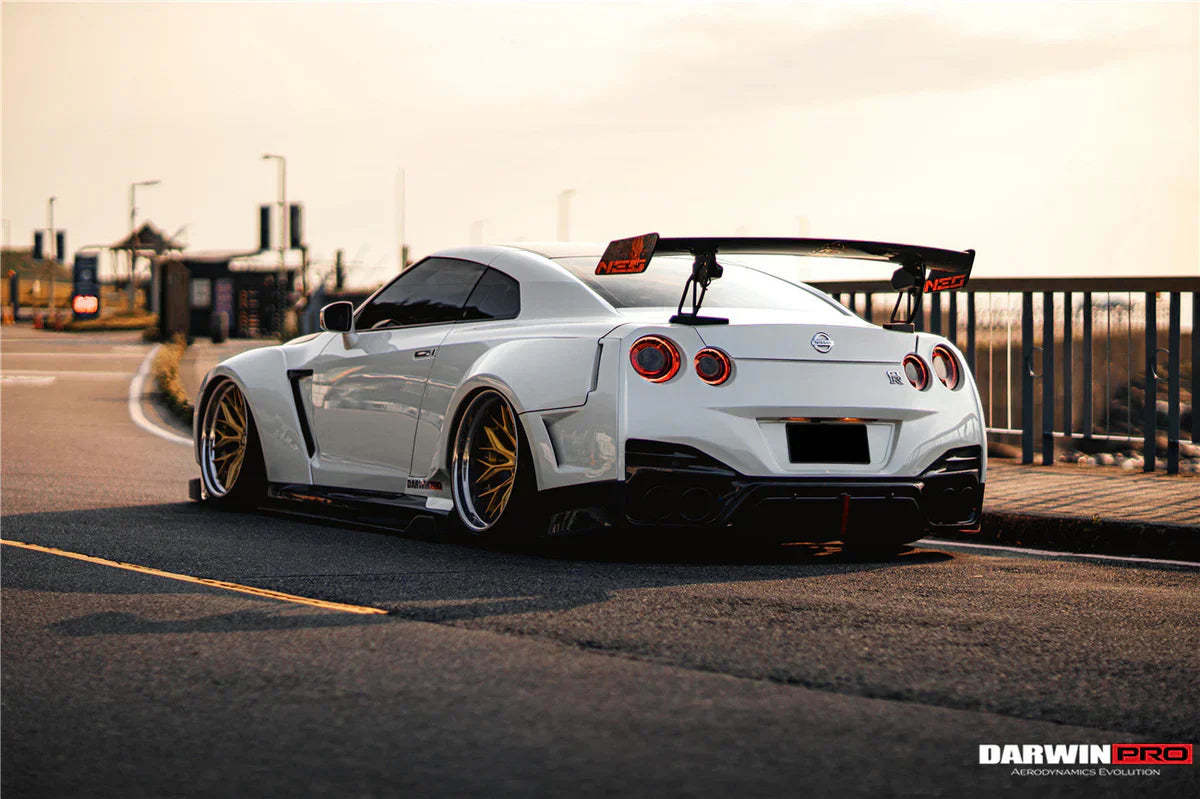 2008-2022 Nissan GTR R35 CBA/DBA/EBA BKSSII Style Partial Carbon Fiber Full Wide Body Kit - [The Exotic Hub]