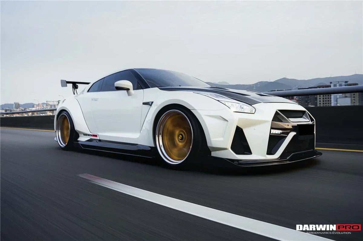 2008-2022 Nissan GTR R35 CBA/DBA/EBA BKSSII Style Partial Carbon Fiber Full Wide Body Kit - [The Exotic Hub]