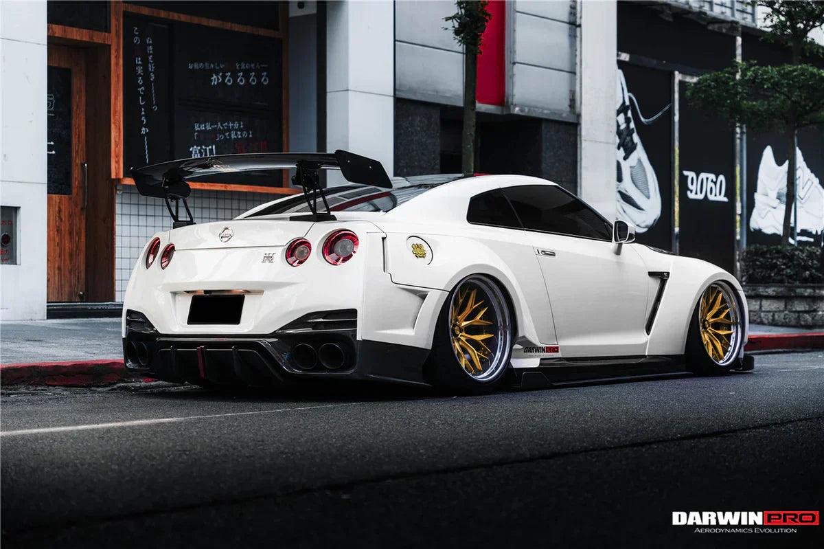 2008-2022 Nissan GTR R35 CBA/DBA/EBA BKSSII Style Partial Carbon Fiber Full Wide Body Kit - [The Exotic Hub]