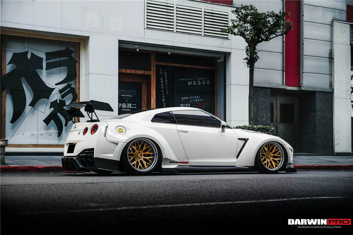 2008-2022 Nissan GTR R35 CBA/DBA/EBA BKSSII Style Partial Carbon Fiber Full Wide Body Kit - [The Exotic Hub]