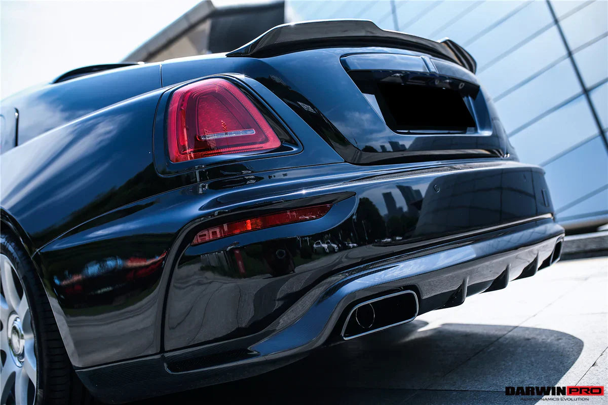 2016-2020 Rolls-Royce Wraith BKSS Style Carbon Fiber Trunk Spoiler - [The Exotic Hub]