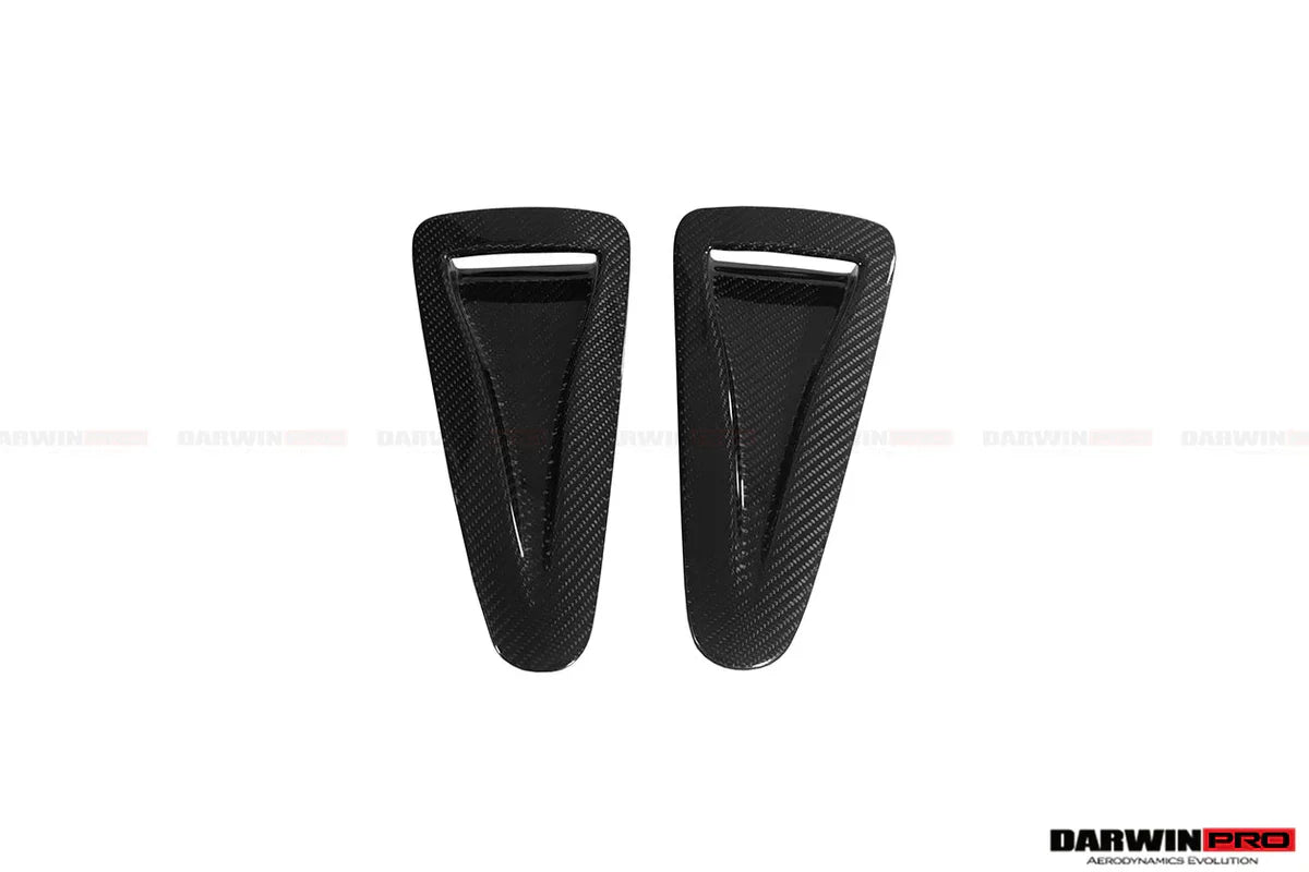 2008-2022 Nissan GTR R35 CBA & DBA & EBA Carbon Fiber Hood Scoop (2 PCS) - [The Exotic Hub]