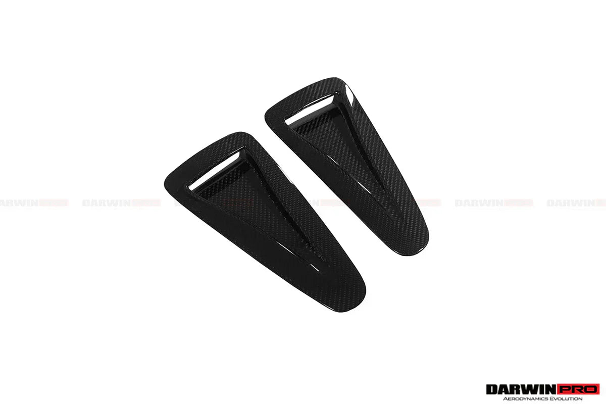 2008-2022 Nissan GTR R35 CBA & DBA & EBA Carbon Fiber Hood Scoop (2 PCS) - [The Exotic Hub]