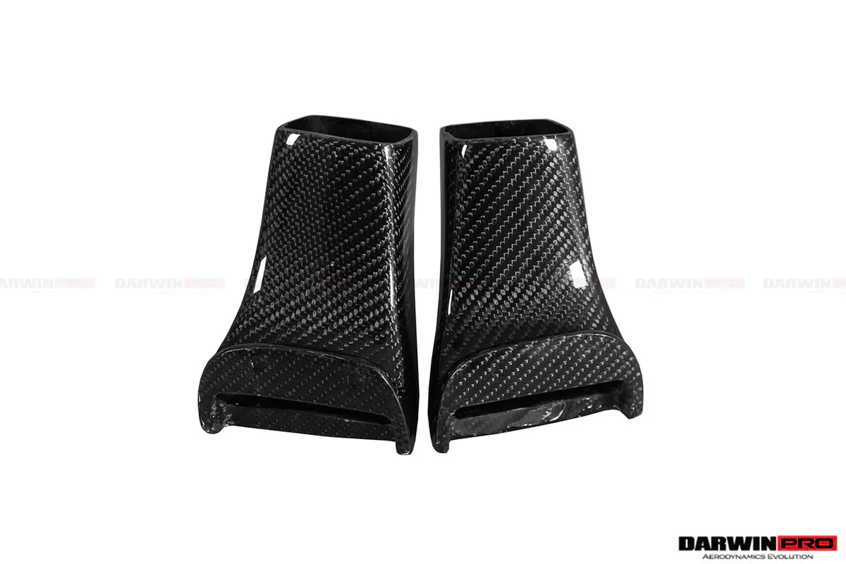 2008-2022 Nissan GTR R35 CBA & DBA & EBA Carbon Fiber Hood Scoop (4 PCS) - [The Exotic Hub]