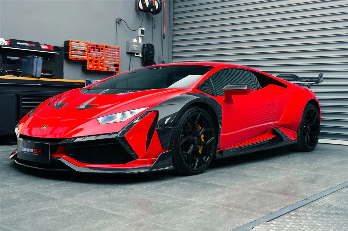 2015-2022 Lamborghini Huracan LP610 & LP580 & EVO BKSSII Style Front Bumper - [The Exotic Hub]