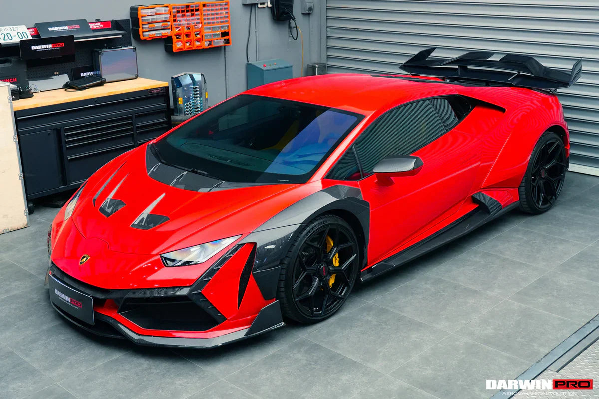 2015-2022 Lamborghini Huracan LP610/LP580/EVO BKSSII Style Side Skirts - [The Exotic Hub]