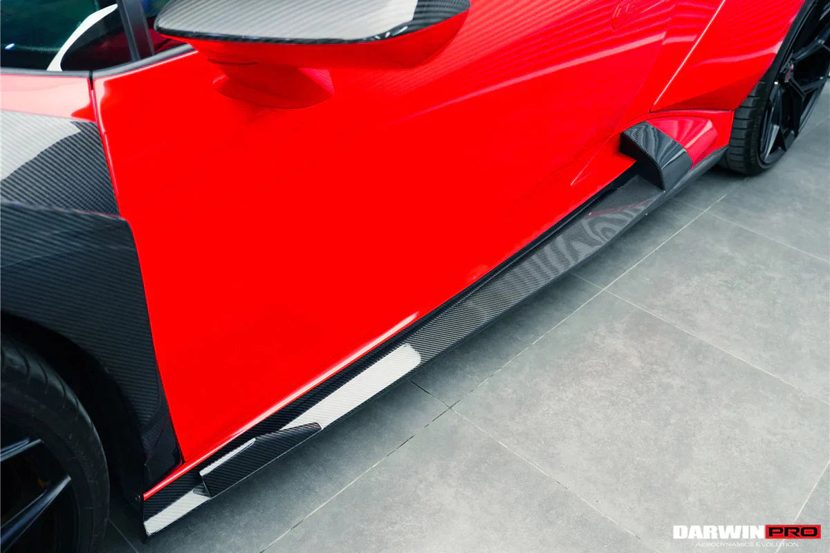 2015-2022 Lamborghini Huracan LP610/LP580/EVO BKSSII Style Side Skirts - [The Exotic Hub]